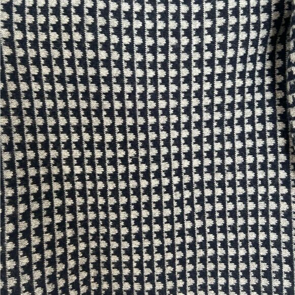 A. IDA Italy Waterfall Sweater Cape Size Small Navy Grey Wool Blend - Picture 10 of 10